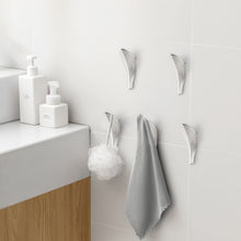 Cargar imagen en el visor de la galería, SARIHOSY Matte Brushed Zinc Alloy Wall Mounted Coat Hook – Heavy Duty Single Prong 1039