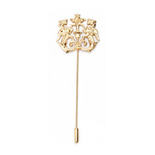 Load image into Gallery viewer, UJOY Gold Vintage Crown Brooch Lapel Pin Accessories for Men Women