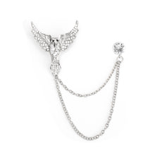 Load image into Gallery viewer, UJOY Gold and Silver Angel Wings Pendant Brooch Accessories Jewelry Gifts for Men Women