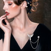 Load image into Gallery viewer, UJOY Gold and Silver Angel Wings Pendant Brooch Accessories Jewelry Gifts for Men Women