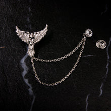 Load image into Gallery viewer, UJOY Gold and Silver Angel Wings Pendant Brooch Accessories Jewelry Gifts for Men Women