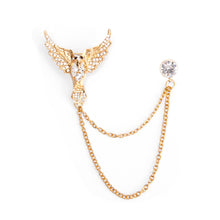 Load image into Gallery viewer, UJOY Gold and Silver Angel Wings Pendant Brooch Accessories Jewelry Gifts for Men Women