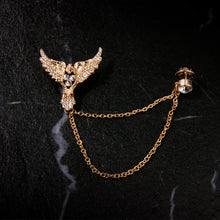 Load image into Gallery viewer, UJOY Gold and Silver Angel Wings Pendant Brooch Accessories Jewelry Gifts for Men Women