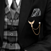 Load image into Gallery viewer, UJOY Gold and Silver Angel Wings Pendant Brooch Accessories Jewelry Gifts for Men Women