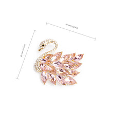 Load image into Gallery viewer, UJOY Pink Swan Brooch Elegant Luxury Brooch Accessories Jewelry Gifts for Women Girls