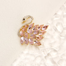 Load image into Gallery viewer, UJOY Pink Swan Brooch Elegant Luxury Brooch Accessories Jewelry Gifts for Women Girls