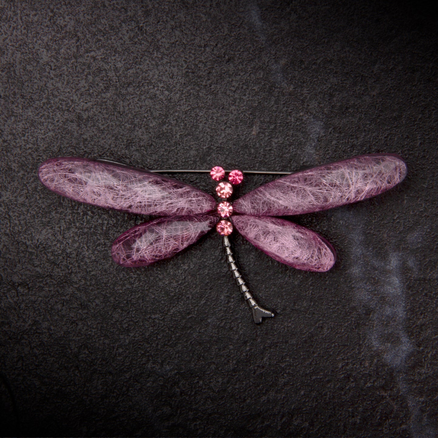 UJOY Pink Blue Dragonfly Wings Brooch Lapel Brooch Pin Set for Daily Decoration