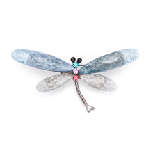 Load image into Gallery viewer, UJOY Pink Blue Dragonfly Wings Brooch Lapel Brooch Pin Set for Daily Decoration