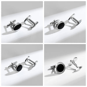 UJOY Cufflinks Combo Set Business Parts Necktie Pins Bars Cuff Links Box for Men