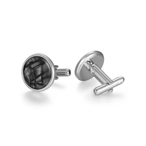 UJOY Men's Jewelry Cufflinks Mother of Pearl Black for Tuxedo Shirts for Weddings, Business Meeting, Dinner