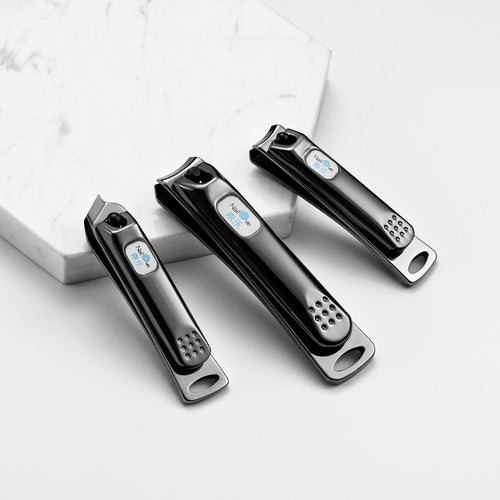 NAILOVE Nail Clippers 3 pcs Stainless Steel Toenail Clippers Fingernail Clipper Professional Nail Cutter Nail Clipper Set for Men and Women