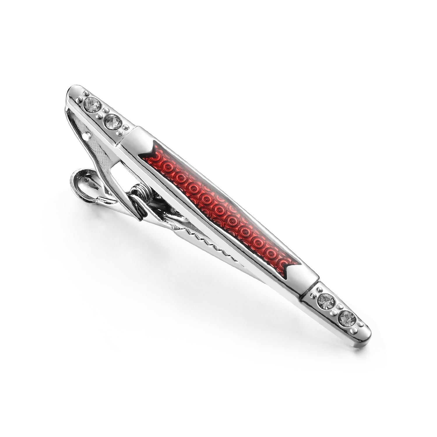 UJOY Skinny Tie Clips Wood Color Necktie Shirts Bar Pins Box