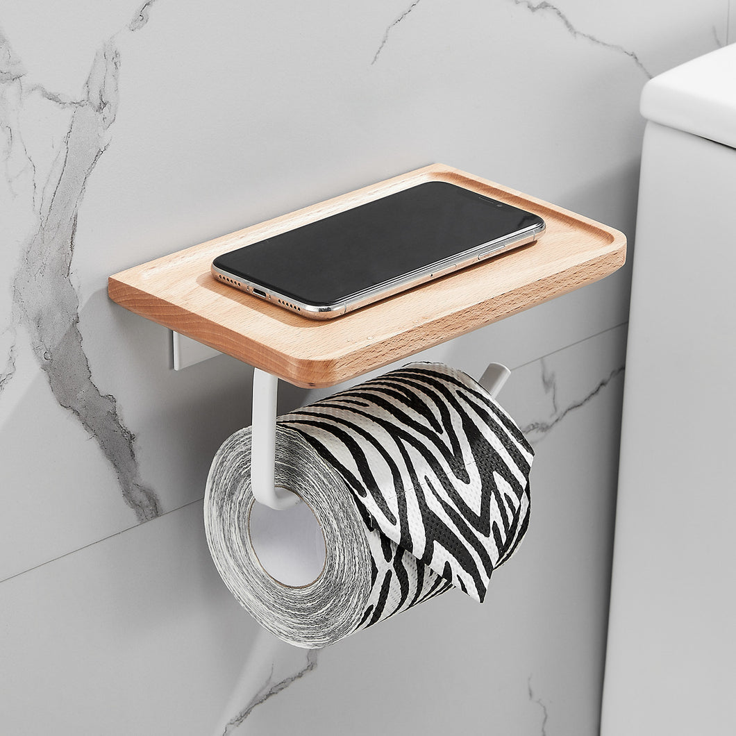 SARIHOSY Toilet Paper Holder Wooden Napkin Holder Tissue Box Paper Holder Roll Paper Storage Rack Roll Paper Accessories