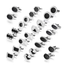 Load image into Gallery viewer, UJOY Cufflinks Combo Set Business Parts Necktie Pins Bars Cuff Links Box for Men