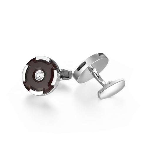 UJOY Shiny Cufflinks for Men's Fancy Shirt or Suit, Suitable Tall and Big Men