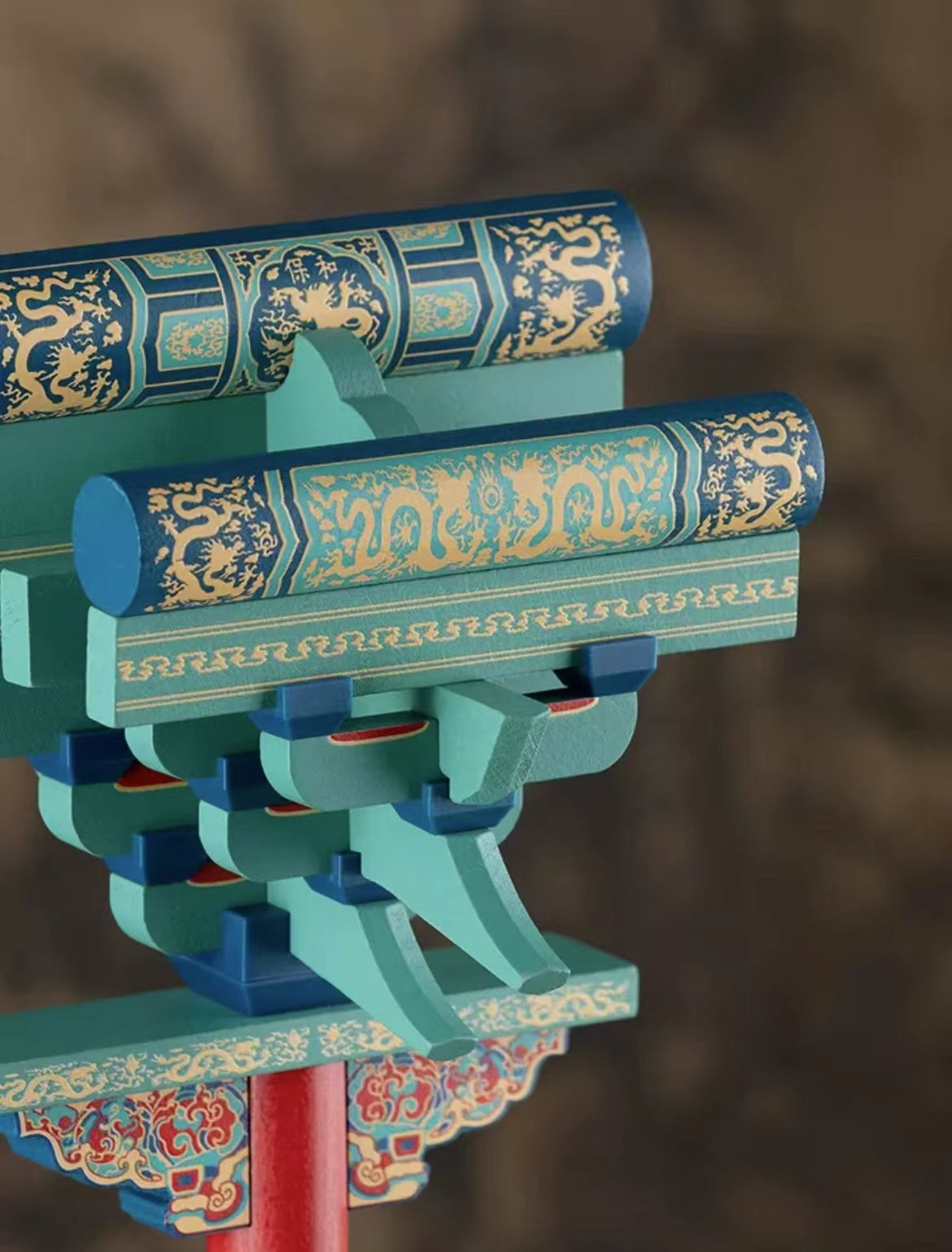 SARIHOSY Natural Wood Dougong Bulding Blocks in the Palace of Preserving Harmony in the Forbidden City Wooden Puzzles for Adults and Teenagers