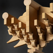 Load image into Gallery viewer, SARIHOSY Forbidden City Seven Steps on Dougong Building Blocks Wooden Puzzles for Adults and Teenagers