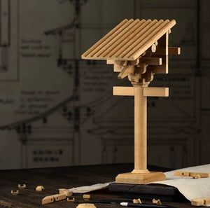SARIHOSY Series of Ancient Hebei Province Building Blocks on the Stigma of Mani Hall in Longxing Temple Wooden Puzzles for Adults and Teenagers