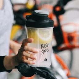 SARIHOSY BlenderBottle Shaker Bottle with Pill Organizer Mixing Ball and Storage for Protein Powder Good Gift for Everyone
