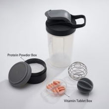 Cargar imagen en el visor de la galería, SARIHOSY BlenderBottle Shaker Bottle with Pill Organizer Mixing Ball and Storage for Protein Powder Good Gift for Everyone