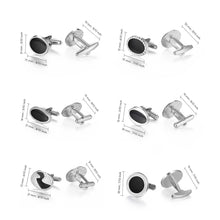 Cargar imagen en el visor de la galería, UJOY Cufflinks Combo Set Business Parts Necktie Pins Bars Cuff Links Box for Men