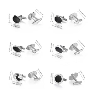 UJOY Cufflinks Combo Set Business Parts Necktie Pins Bars Cuff Links Box for Men