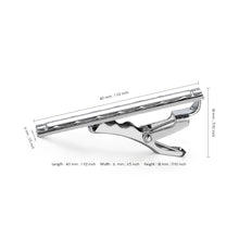 Load image into Gallery viewer, UJOY Skinny Tie Clips Silver Necktie Shirts Bar Pins Box Packed Gift for Men