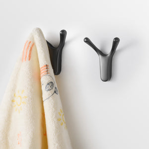 SARIHOSY 5Pcs Wall Hook Bathroom Accessories for Towel Coat Key Golden Coat Hook American Style Creative Y-Shaped Wall Hooks