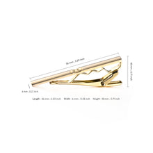 Load image into Gallery viewer, UJOY Tie Clip of Men Tie Bar Clip with Gift Box Silver for Business Silver and Gold