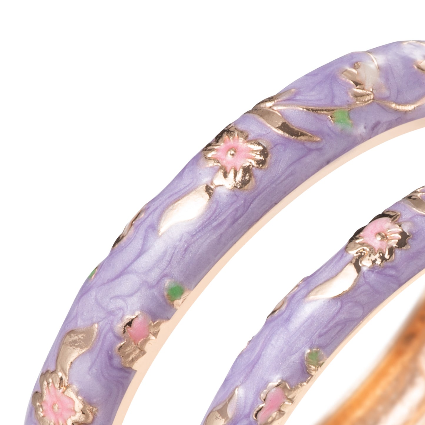 UJOY Designer Indian Style Cloisonne Bracelets Openable Cuff Enameled Bangles Set Jewelry Gift for Women Packed in Box 55A111-55B31