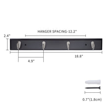 Cargar imagen en el visor de la galería, Wall Hook Coat Rack Towel Holder Clothes Rack White Multi Hanging Hooks Hanger In The Hallway Kitchen Bedroom Bathroom Accessory