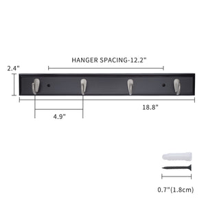 Wall Hook Coat Rack Towel Holder Clothes Rack White Multi Hanging Hooks Hanger In The Hallway Kitchen Bedroom Bathroom Accessory