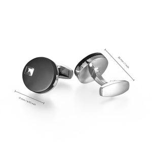 UJOY Stainless Steel Cuff Links Classic Tuxedo Shirt Cufflinks & Shirt Accessories Unique Business Groom Wedding Silver Jewelry Gift for Men