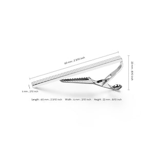 UJOY Tie Pin Tie Clips with Gift Box Men's Fashion Accessories Silver