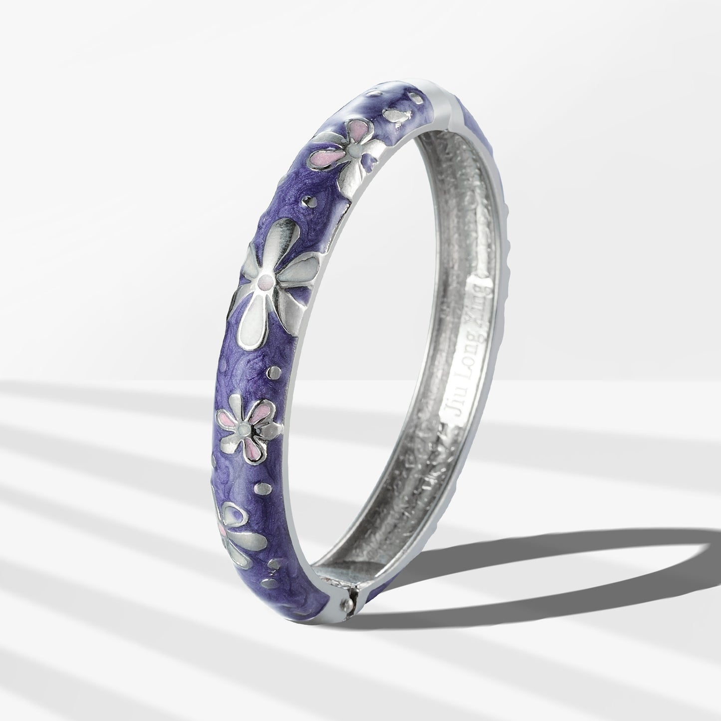 UJOY Vintage Bracelet Colorful Cloisonne Women Girls Hinged Bangles Enameled Bracelets