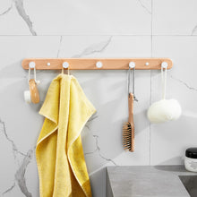 Load image into Gallery viewer, SARIHOSY Coat Rack Wall Hooks Wood Wall Hook White Towel Hook for Kitchen Bathroom Accessories Heavy Duty Hook Clothes Holder 120-5