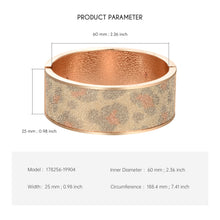 Load image into Gallery viewer, UJOY Cloisonne Bracelet Openable Hinge Gold Cuff Bangle Jewelry Gift for Women