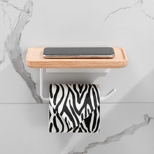 Cargar imagen en el visor de la galería, SARIHOSY Toilet Paper Holder Wooden Napkin Holder Tissue Box Paper Holder Roll Paper Storage Rack Roll Paper Accessories