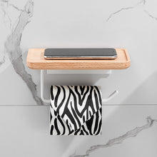 Load image into Gallery viewer, SARIHOSY Toilet Paper Holder Wooden Napkin Holder Tissue Box Paper Holder Roll Paper Storage Rack Roll Paper Accessories
