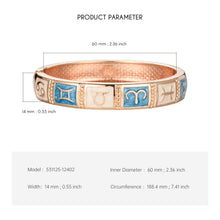 Load image into Gallery viewer, UJOY Colorful Cloisonne Bracelet Jewelry Enamel Handcraft Gold Spring Hinge Birthday Vacation Party Gifts Womens Bangles