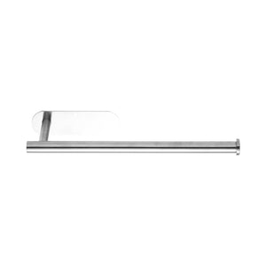 SARIHOSY Towel Rack Stainless Steel Towel Bar Self-adhesive Silver Towel BarStorage Rail Shelf Bathroom Accessories