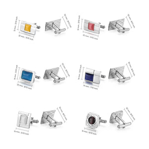 UJOY Cufflinks Combo Set Business Parts Necktie Pins Bars Cuff Links Box for Men
