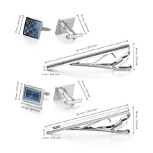 Load image into Gallery viewer, UJOY Cufflinks and Studs Set 8 Shirt Tuxedo Buttons Packed in Cufflink Box for Men