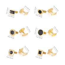 Load image into Gallery viewer, UJOY Cufflinks Combo Set Business Parts Necktie Pins Bars Cuff Links Box for Men