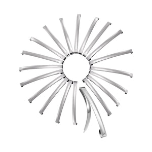 UJOY Hair Slide Clips Women French Barrettes Hair Clips Metal Hair Grips Accessory Silver Hair Barrettes Mini Hair Clips for Hair Extensions Hair Grips