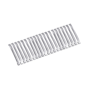 UJOY Hair Slide Clips Women French Barrettes Hair Clips Metal Hair Grips Accessory Silver Hair Barrettes Mini Hair Clips for Hair Extensions Hair Grips