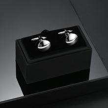 Cargar imagen en el visor de la galería, UJOY Men&#39;s Jewelry Cufflinks for Shirts for Weddings, Business Meeting, Dinner Polish Silver
