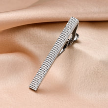 Cargar imagen en el visor de la galería, UJOY Tie Pin Tie Clips with Gift Box Men&#39;s Fashion Accessories Silver