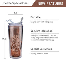 Load image into Gallery viewer, SARIHOSY New Double Wall Travel Mugs with 450ML Capacity, Drinking kit, Colourful &amp; Attractive Designed Drinking Mugs
