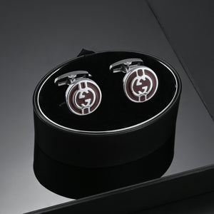 UJOY Red Color Men's Jewelry Cufflinks Shirts for Weddings, Business, Dinner